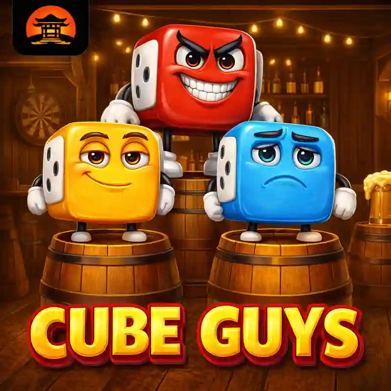 Cube Guys Slot Game Logo